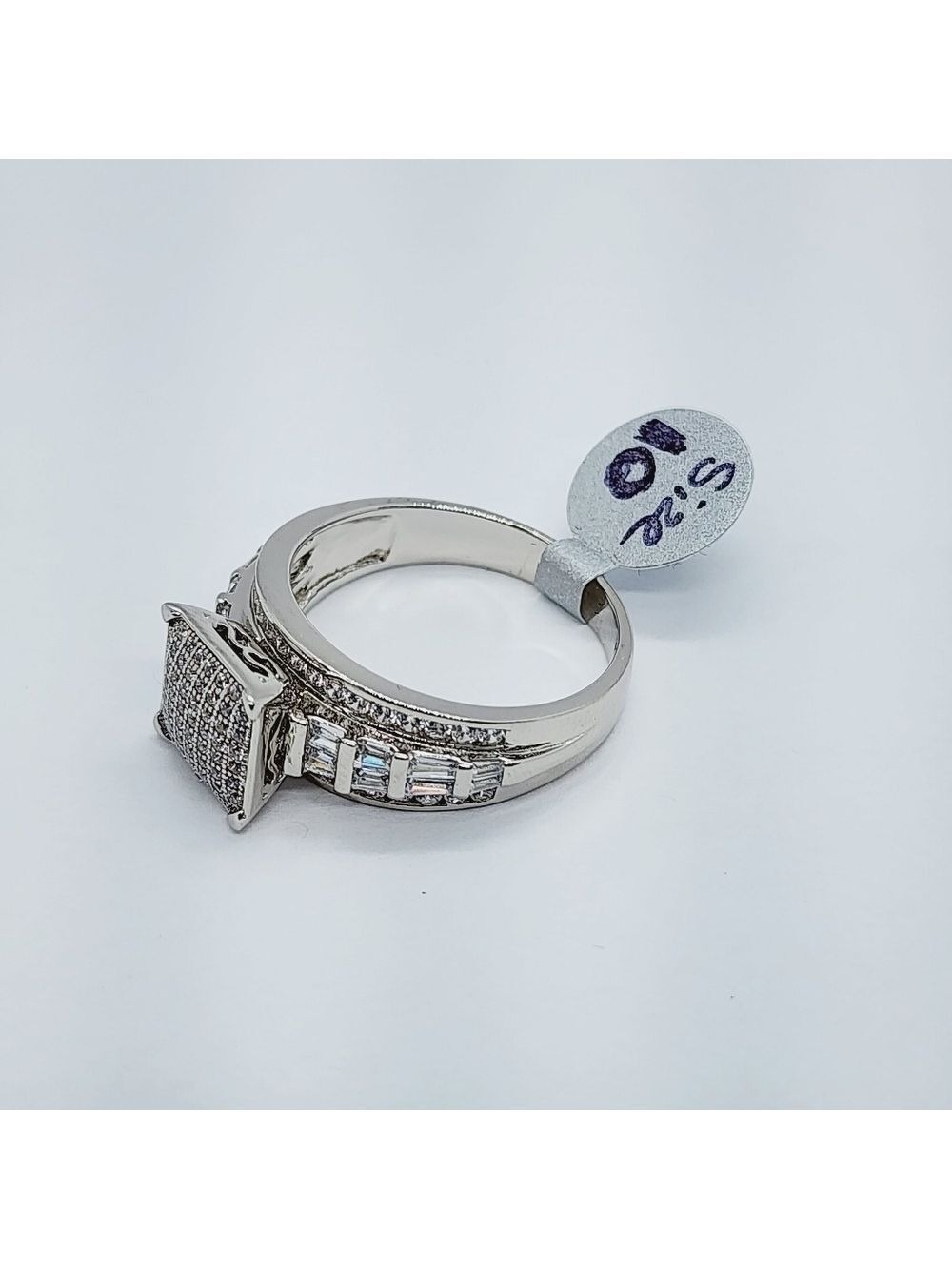 Brand New Sterling Silver 925 square design woman ring - Picture 5 of 5